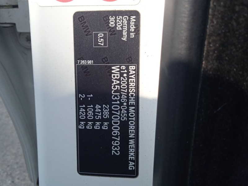 bmw 5 touring (f11) del año 2013