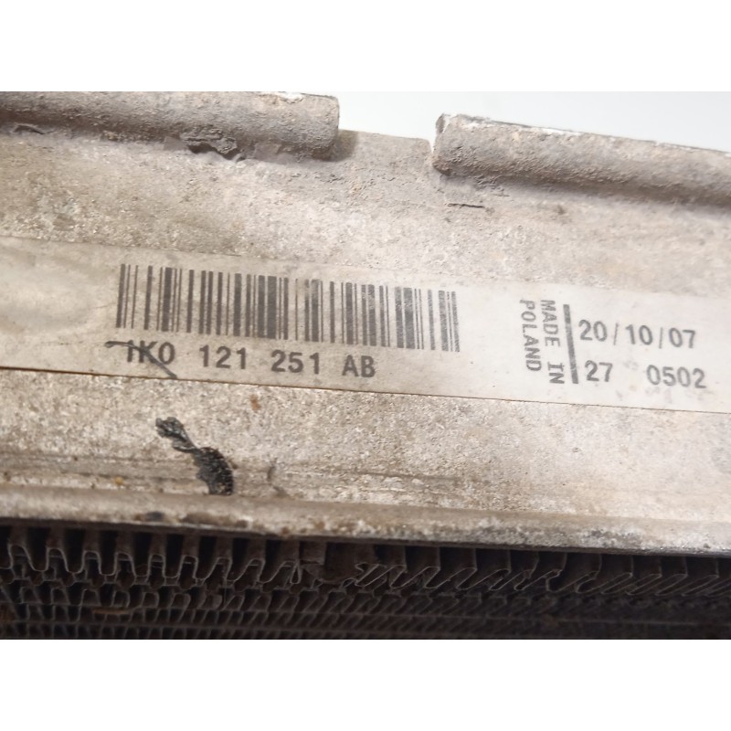Recambio de radiador agua para skoda octavia berlina (1z3) rs referencia OEM IAM 1K0121251AB  