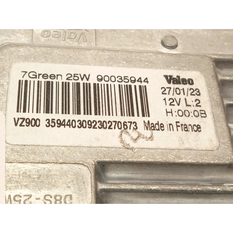 Recambio de centralita faros xenon para opel zafira life autobús (k0) 1.5 referencia OEM IAM 90035944  