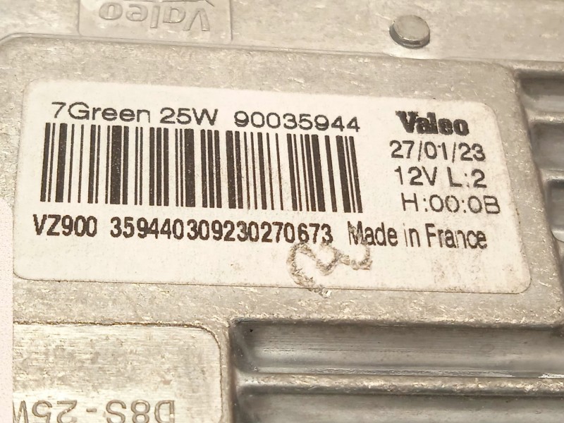 Recambio de centralita faros xenon para opel zafira life autobús (k0) 1.5 referencia OEM IAM 90035944  