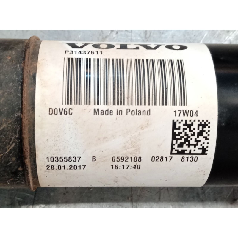 Recambio de transmision central para volvo xc60 2.4 diesel cat referencia OEM IAM P31437611 31437611 10355837