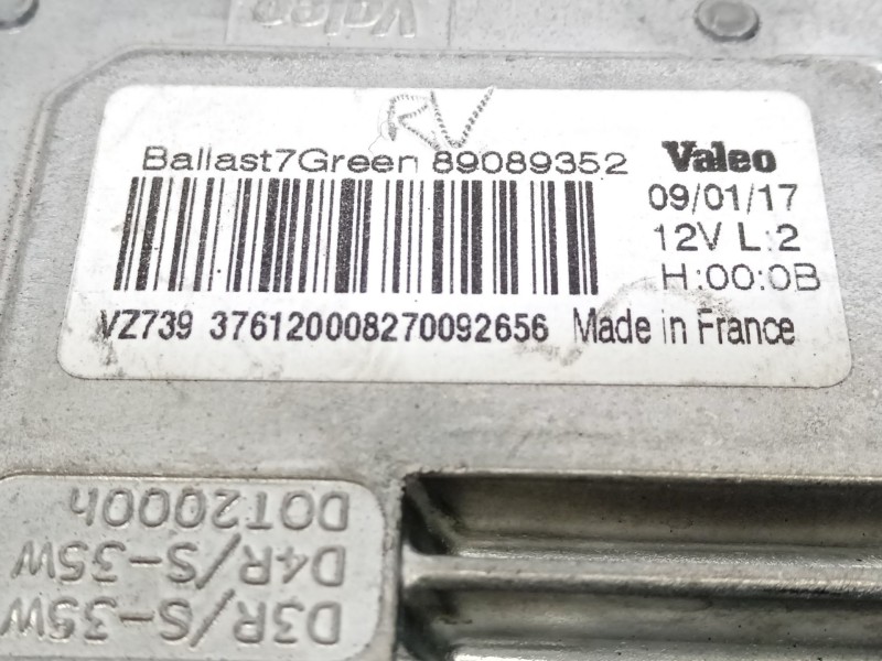 Recambio de centralita faros xenon para volvo xc60 2.4 diesel cat referencia OEM IAM 89089352  