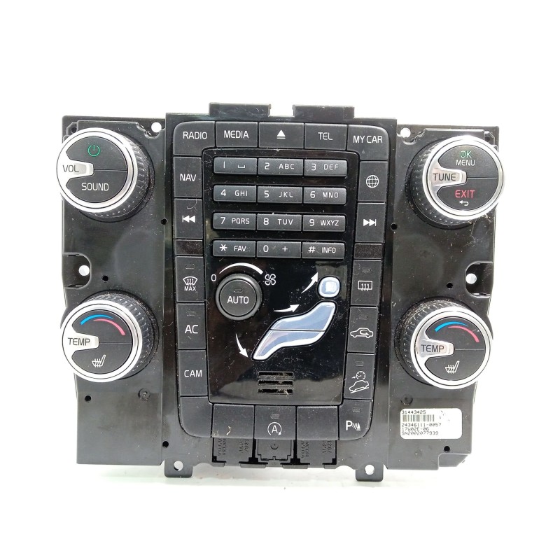 Recambio de mando calefaccion / aire acondicionado para volvo xc60 2.4 diesel cat referencia OEM IAM 31443425  24346111