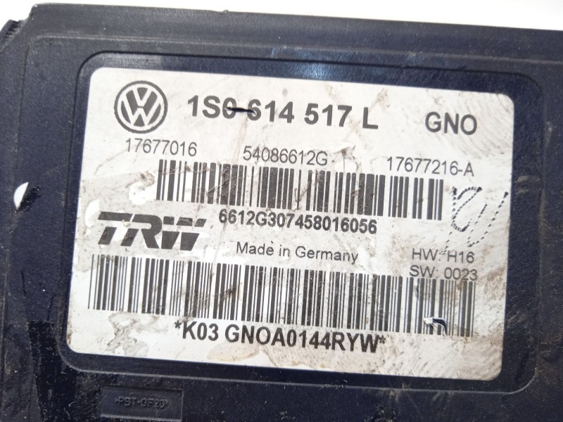 Recambio de abs para seat mii (kf1) style referencia OEM IAM 1S0614517L 17677016 54086612G