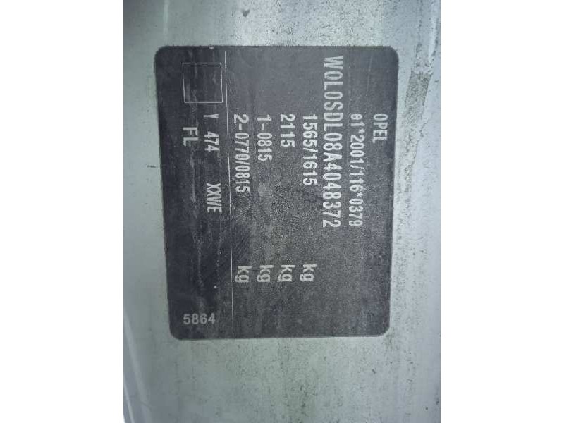 opel corsa d (s07) del año 2009