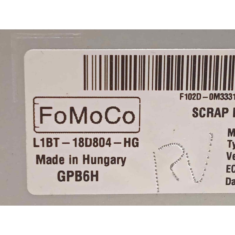 Recambio de sistema audio / radio cd para ford fiesta vii (hj, hf) 1.5 tdci referencia OEM IAM L1BT18D804HG  2686637