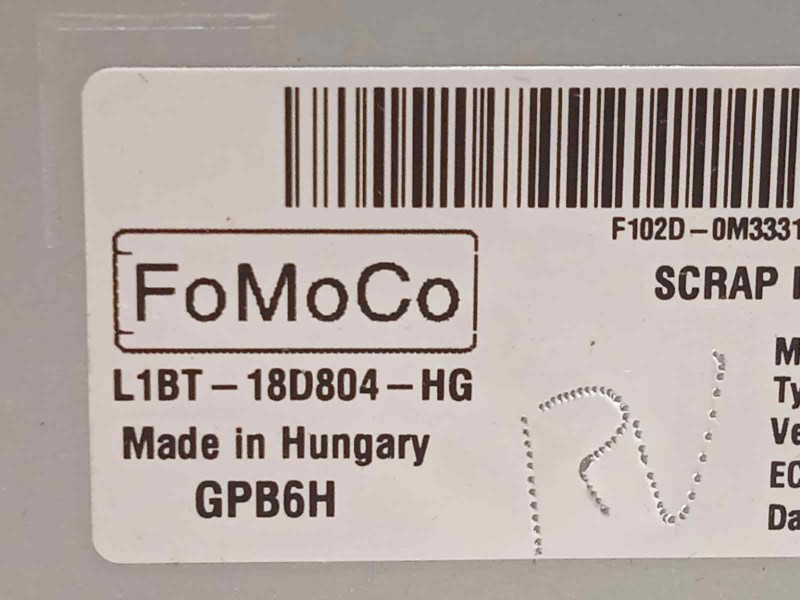 Recambio de sistema audio / radio cd para ford fiesta vii (hj, hf) 1.5 tdci referencia OEM IAM L1BT18D804HG  2686637