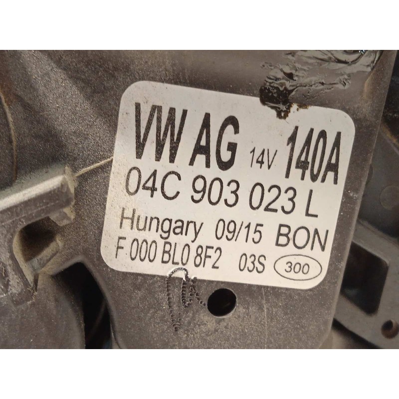 Recambio de alternador para skoda fabia iii (nj3) 1.2 tsi referencia OEM IAM 04C903023L  F000BL08F2