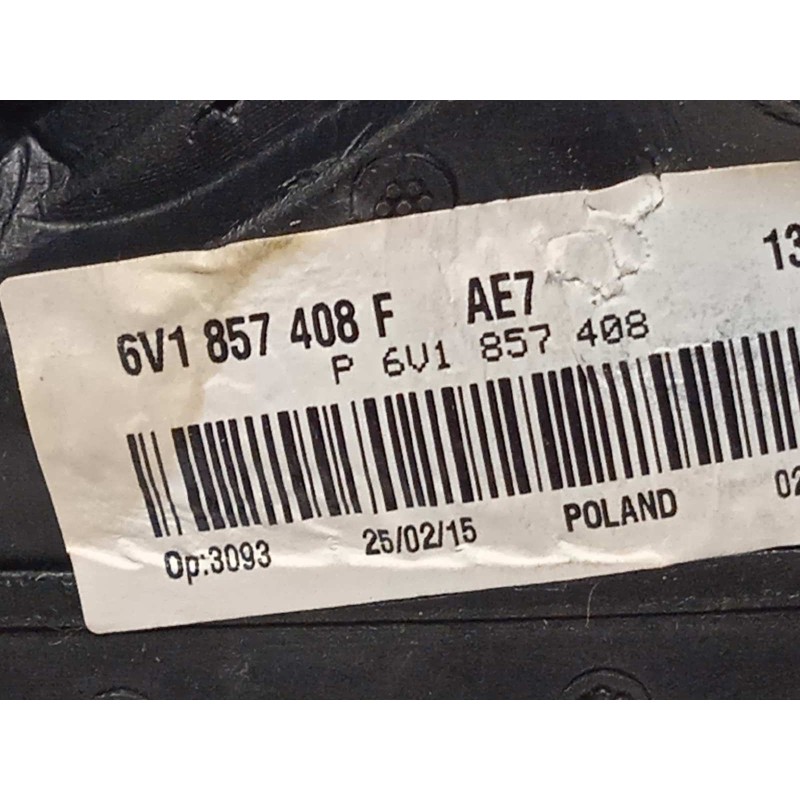 Recambio de retrovisor derecho para skoda fabia iii (nj3) 1.2 tsi referencia OEM IAM 6V1857408F  6V1857508C
