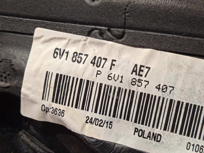 Recambio de retrovisor izquierdo para skoda fabia iii (nj3) 1.2 tsi referencia OEM IAM 6V1857407F  6V1857507C