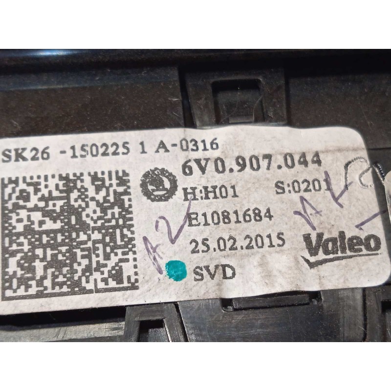 Recambio de mando climatizador para skoda fabia iii (nj3) 1.2 tsi referencia OEM IAM 6V0907044  6V0907044BYY