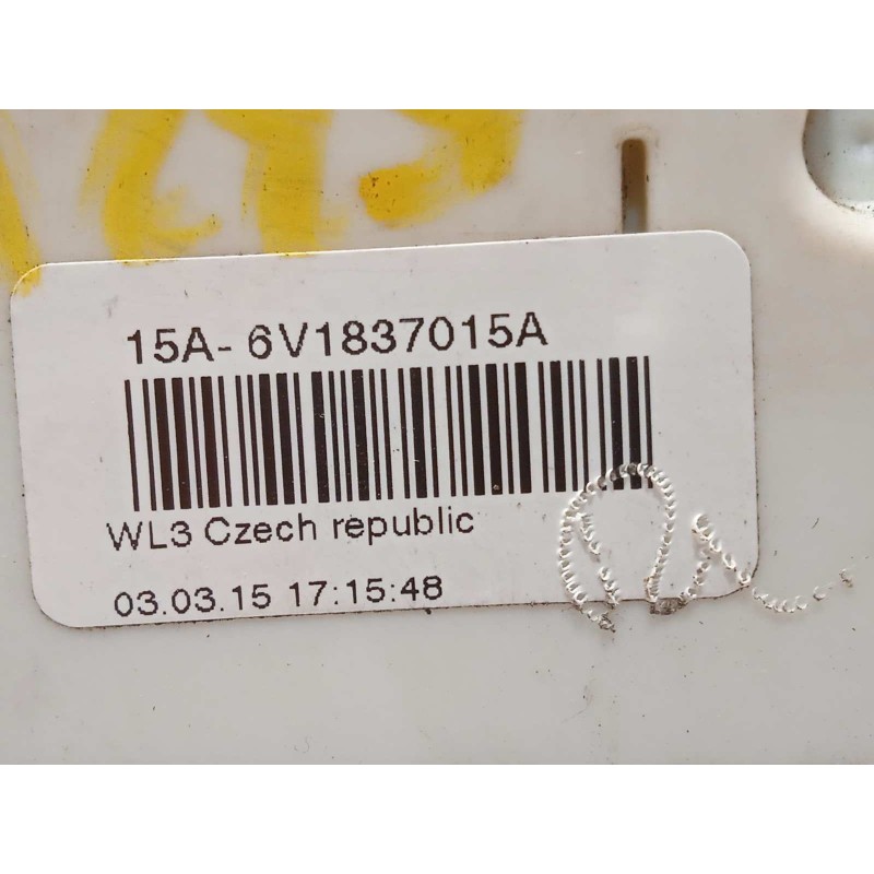 Recambio de cerradura puerta delantera izquierda para skoda fabia iii (nj3) 1.2 tsi referencia OEM IAM 6V1837015A  