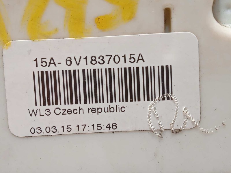 Recambio de cerradura puerta delantera izquierda para skoda fabia iii (nj3) 1.2 tsi referencia OEM IAM 6V1837015A  