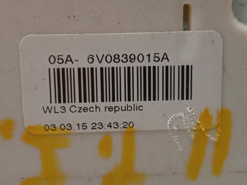 Recambio de cerradura puerta trasera izquierda para skoda fabia iii (nj3) 1.2 tsi referencia OEM IAM 6V0839016A  