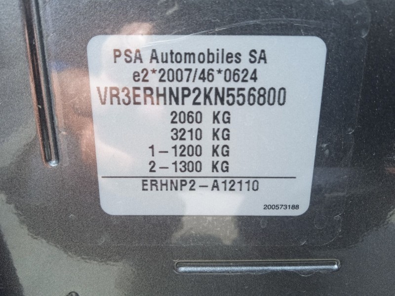 peugeot rifter del año 2019