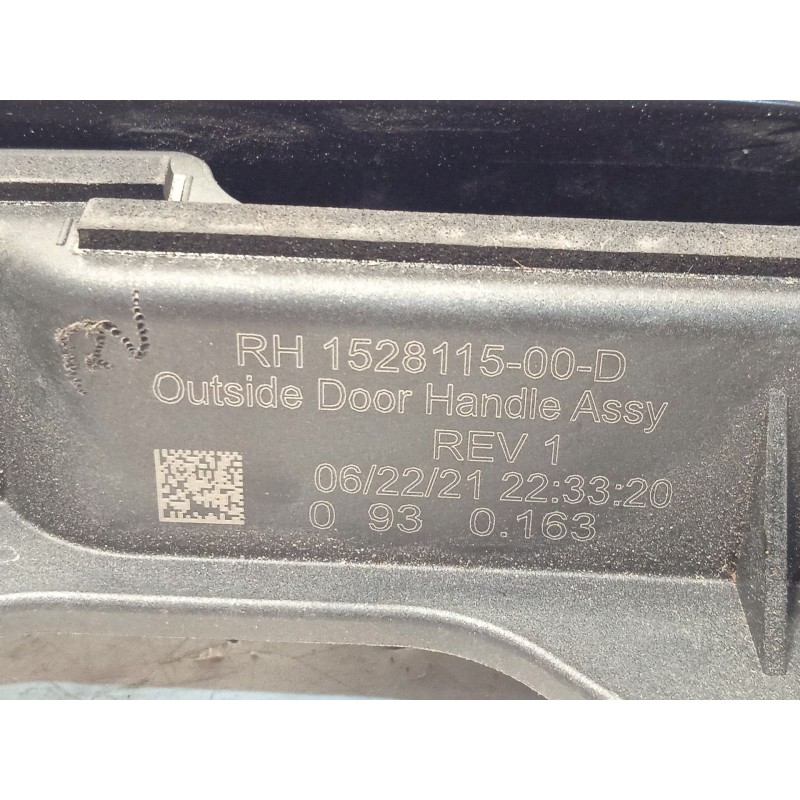 Recambio de maneta exterior delantera derecha para tesla model 3 (5yj3) ev referencia OEM IAM 152811500D  