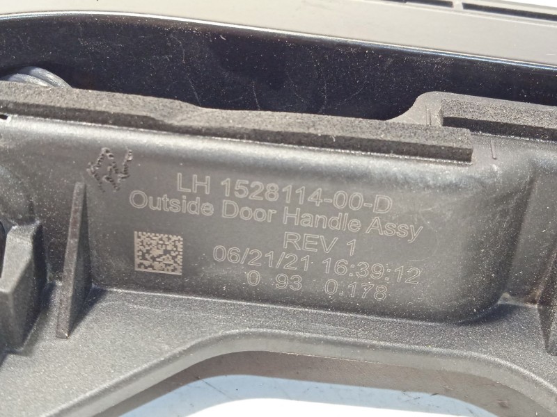 Recambio de maneta exterior trasera izquierda para tesla model 3 (5yj3) ev referencia OEM IAM 152811400D  