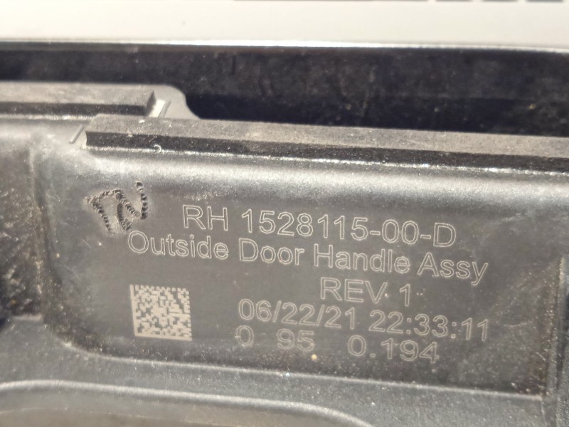 Recambio de maneta exterior trasera derecha para tesla model 3 (5yj3) ev referencia OEM IAM 152811500D  