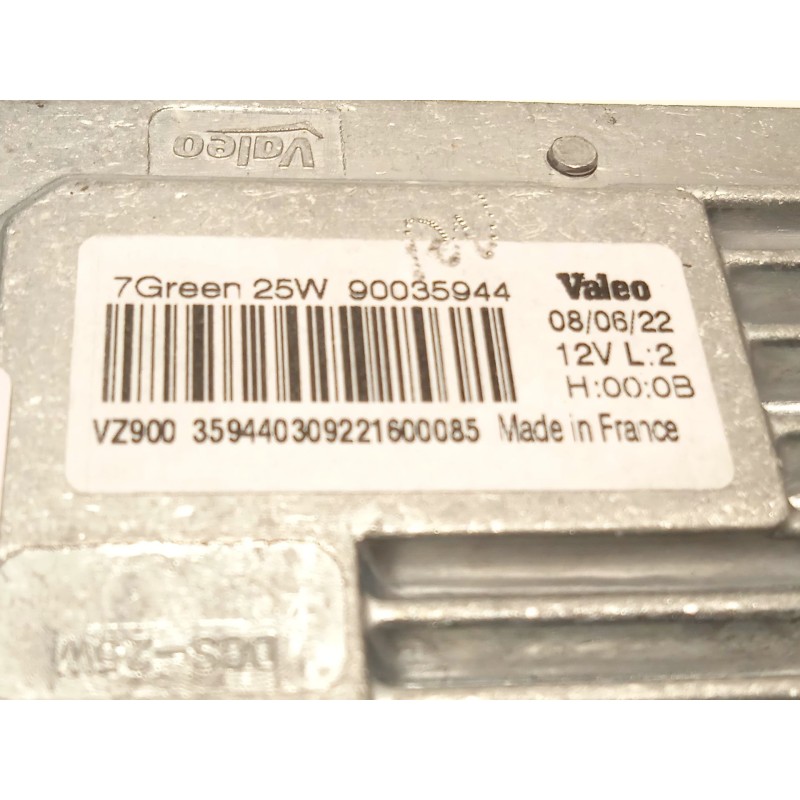 Recambio de centralita faros xenon para opel zafira life autobús (k0) 1.5 referencia OEM IAM 90035944  