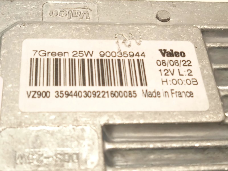 Recambio de centralita faros xenon para opel zafira life autobús (k0) 1.5 referencia OEM IAM 90035944  