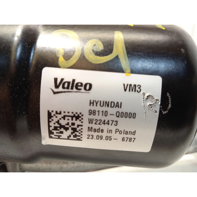 Recambio de motor limpia delantero para hyundai bayon (bc3) 1.2 mpi referencia OEM IAM 98110Q0000 98100Q0000 