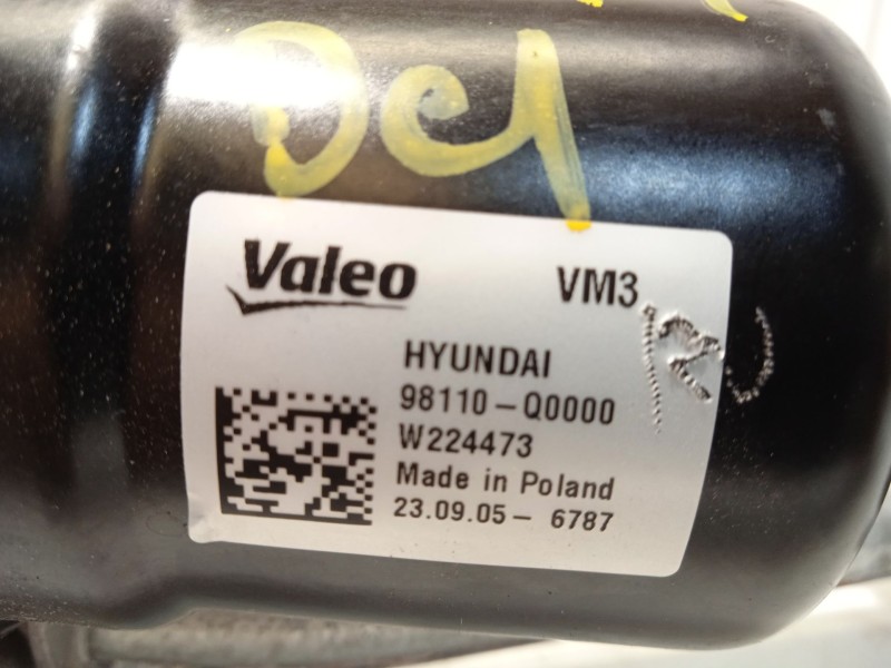 Recambio de motor limpia delantero para hyundai bayon (bc3) 1.2 mpi referencia OEM IAM 98110Q0000 98100Q0000 