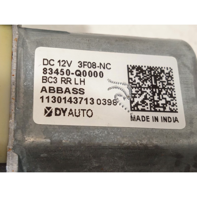 Recambio de elevalunas trasero izquierdo para hyundai bayon (bc3) 1.2 mpi referencia OEM IAM 83450Q0000 83401Q0010 