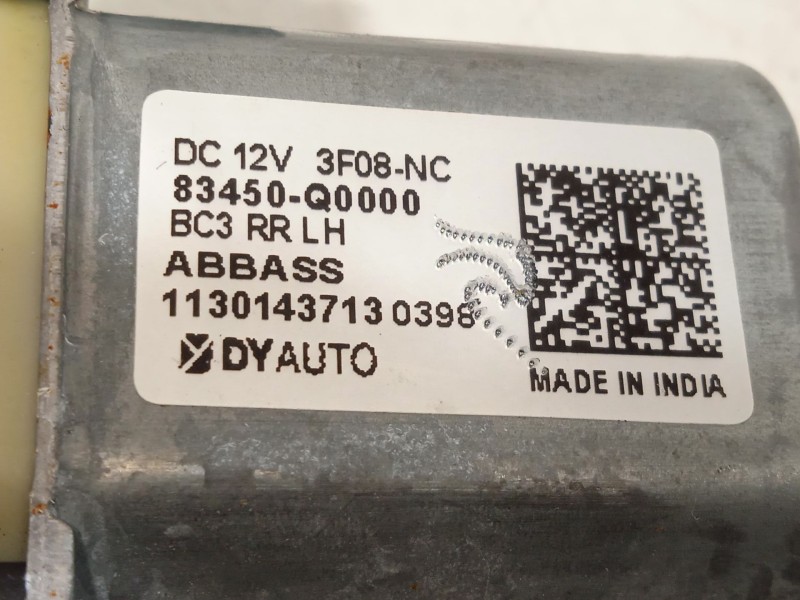 Recambio de elevalunas trasero izquierdo para hyundai bayon (bc3) 1.2 mpi referencia OEM IAM 83450Q0000 83401Q0010 
