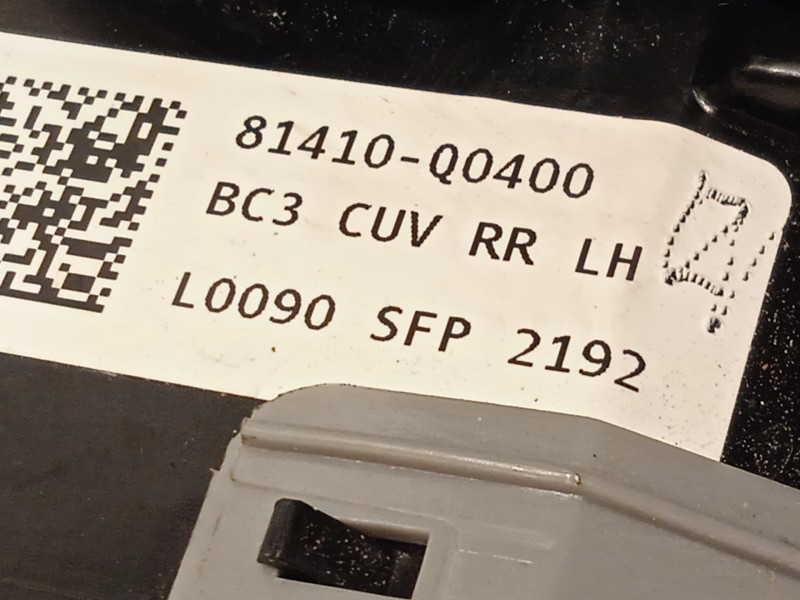 Recambio de cerradura puerta trasera izquierda para hyundai bayon (bc3) 1.2 mpi referencia OEM IAM 81410Q0400  