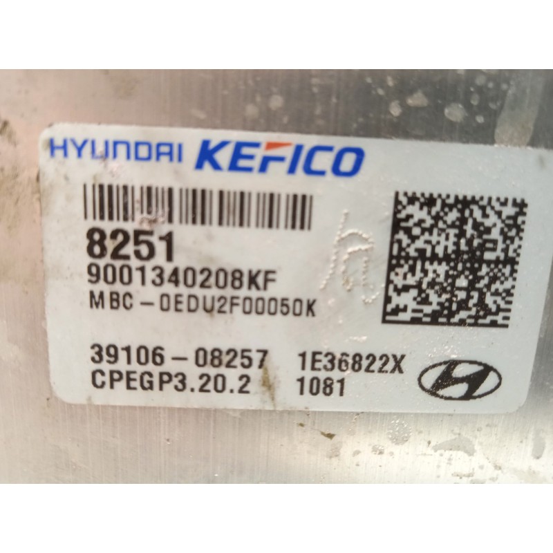 Recambio de centralita motor uce para hyundai bayon (bc3) 1.2 mpi referencia OEM IAM 3910608257  