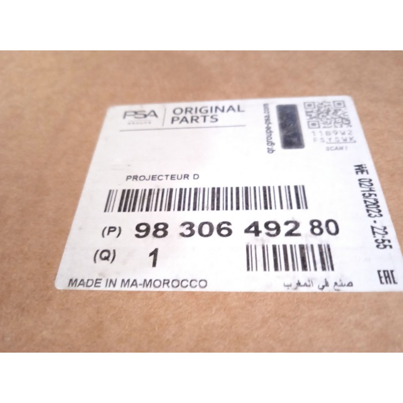 Recambio de faro derecho para citroën c4 iii 1.2 referencia OEM IAM 9830649280  73374698