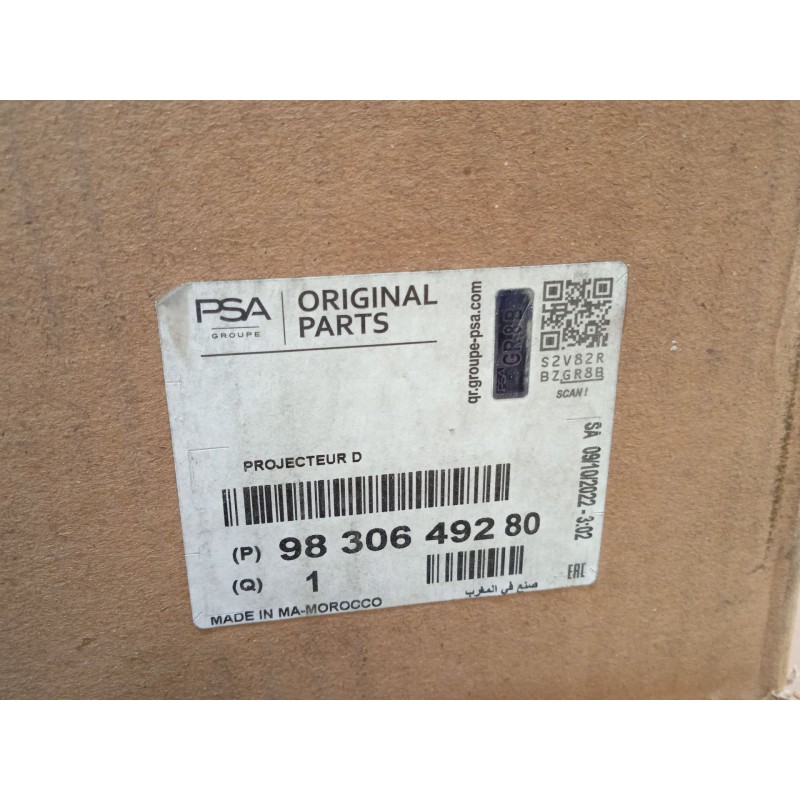 Recambio de faro derecho para citroën c4 iii 1.2 referencia OEM IAM 9830649280  73374698