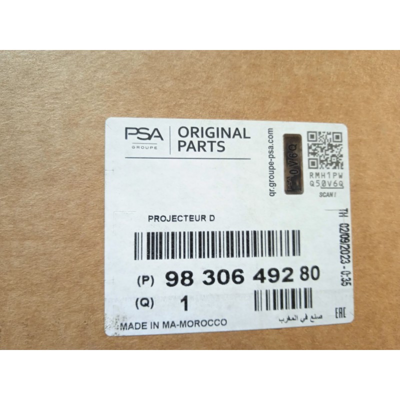 Recambio de faro derecho para citroën c4 iii 1.2 referencia OEM IAM 9830649280  73374698