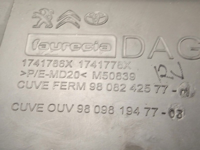 Recambio de guantera para citroën spacetourer autobús (v_) 1.6 bluehdi 115 referencia OEM IAM 9808242577 9809819477 
