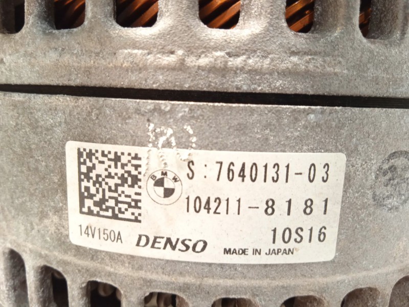 Recambio de alternador para bmw 2 gran tourer (f46) 218 d referencia OEM IAM 7640131 12317640131 1042118181