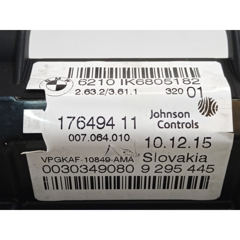 Recambio de cuadro instrumentos para bmw 2 gran tourer (f46) 218 d referencia OEM IAM 62106805182 17649411 9295445