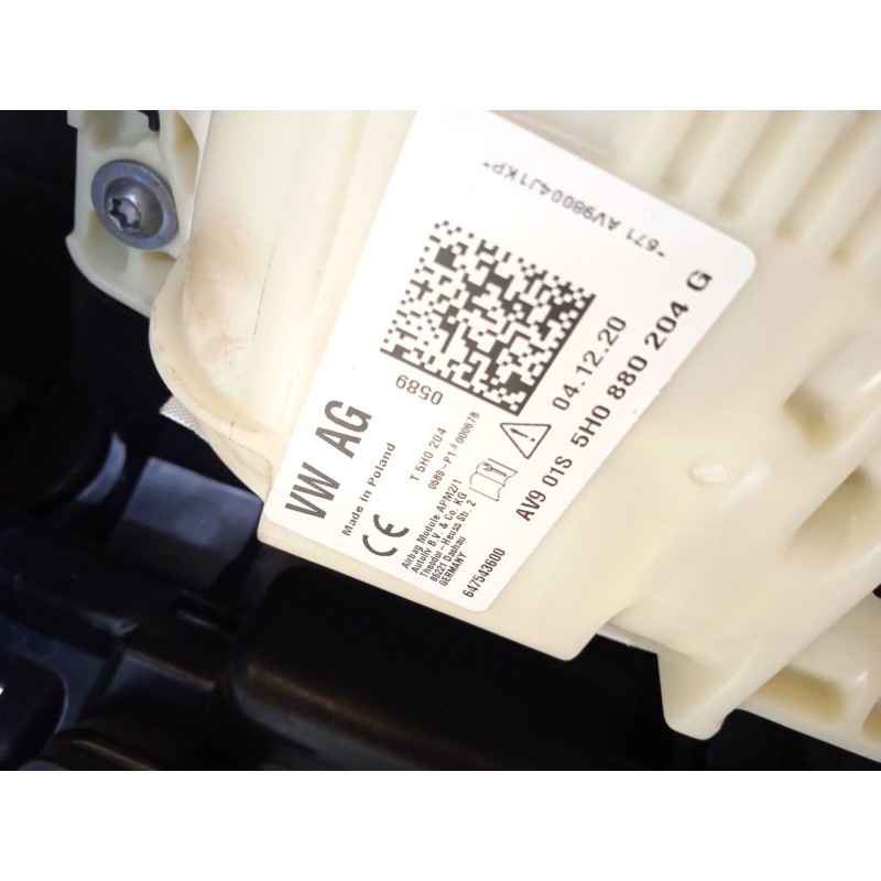 Recambio de kit airbag para volkswagen golf viii (cd1, da1) 1.0 tsi referencia OEM IAM 5H1857003HXCC 5H0880204G 5H0880201JHVF