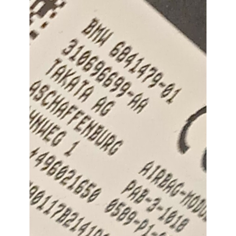 Recambio de kit airbag para bmw x1 (f48) xdrive 20 d referencia OEM IAM 51456969852 72129296849 32308092481