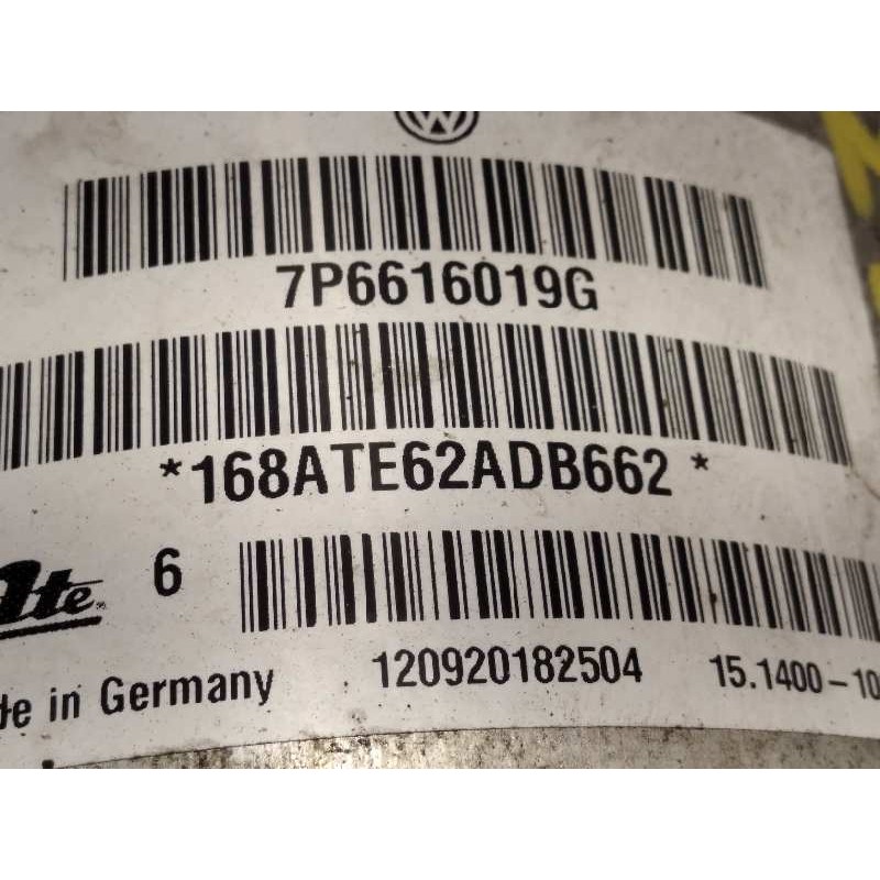 Recambio de amortiguador trasero izquierdo para volkswagen touareg (7p5) 3.0 v6 tdi referencia OEM IAM 7P6616019G  