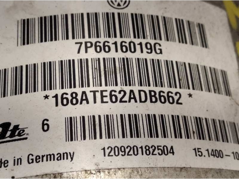 Recambio de amortiguador trasero izquierdo para volkswagen touareg (7p5) 3.0 v6 tdi referencia OEM IAM 7P6616019G  