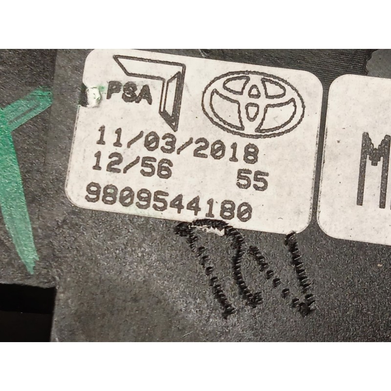 Recambio de palanca cambio para citroën spacetourer autobús (v_) 1.6 bluehdi 115 referencia OEM IAM 9809544180  