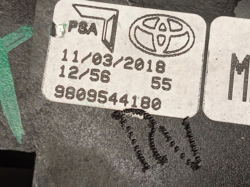 Recambio de palanca cambio para citroën spacetourer autobús (v_) 1.6 bluehdi 115 referencia OEM IAM 9809544180  