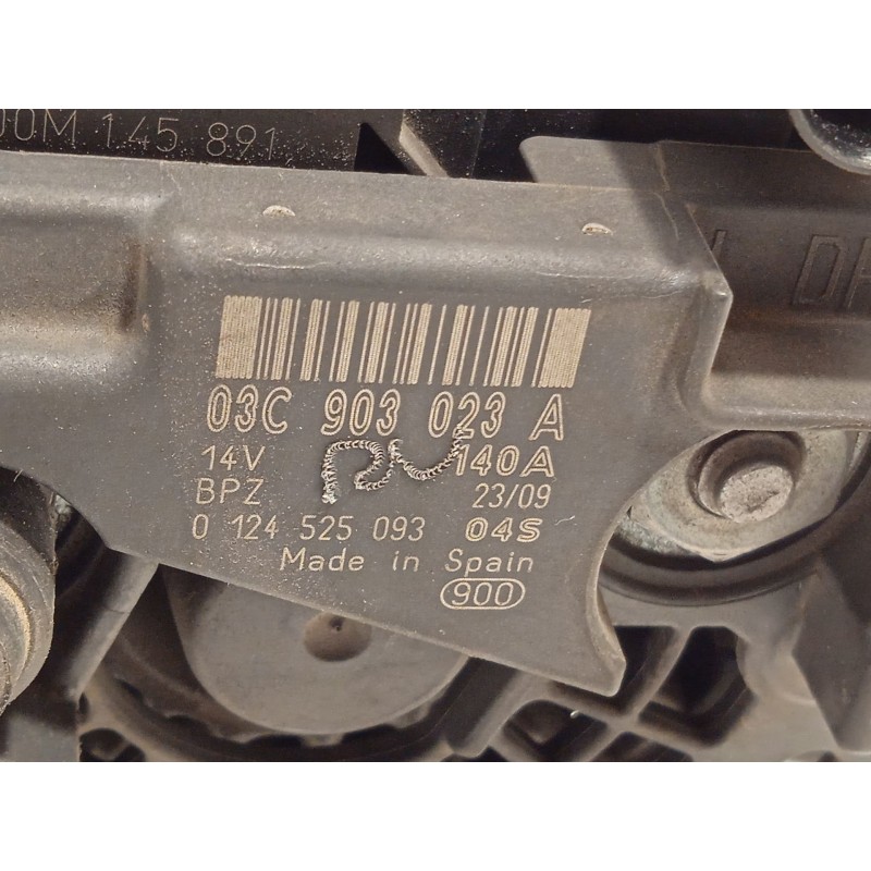 Recambio de alternador para seat altea xl (5p5, 5p8) 1.4 tsi referencia OEM IAM 03C903023A  0124525093