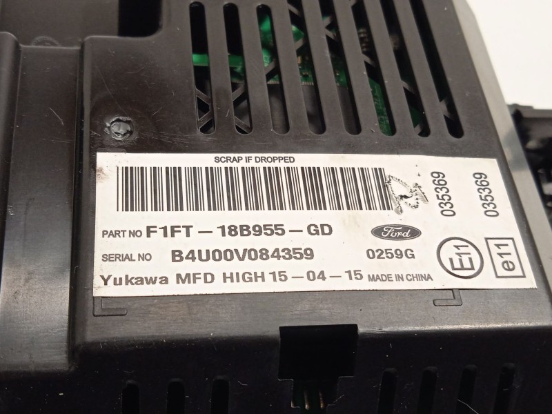 Recambio de pantalla multifuncion para ford c-max (ceu) trend referencia OEM IAM F1FT18B955GD 2201383 