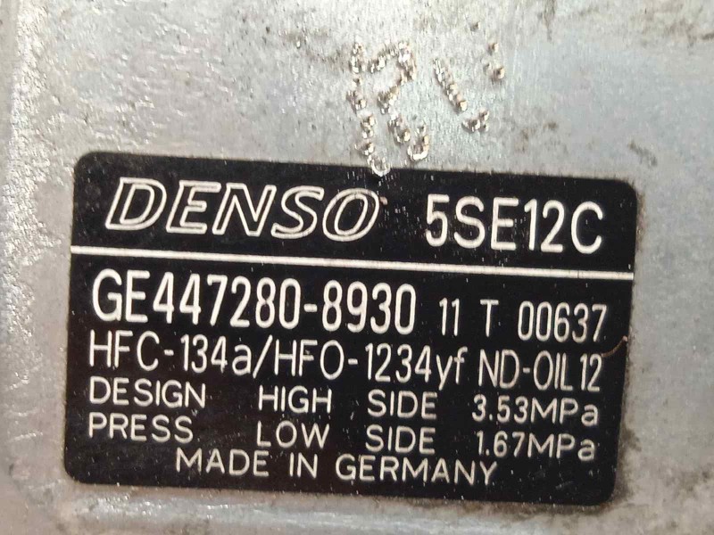 Recambio de compresor aire acondicionado para toyota auris 1.6 d-4d cat referencia OEM IAM 8831002B20  4472808930