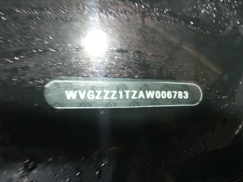 volkswagen touran (1t1, 1t2) del año 2009