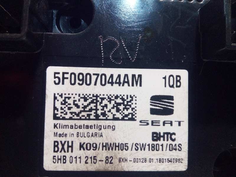 Recambio de mando climatizador para seat leon (5f1) reference referencia OEM IAM 5F0907044AM  5F0907044AM1QB