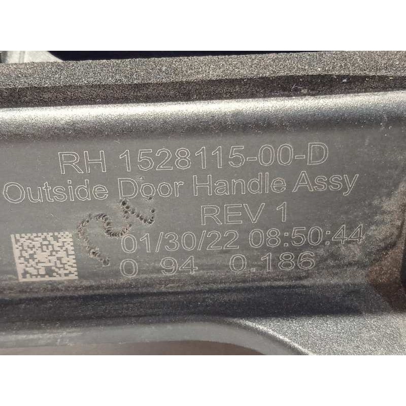 Recambio de maneta exterior delantera derecha para tesla model 3 rwd referencia OEM IAM 152811500D  