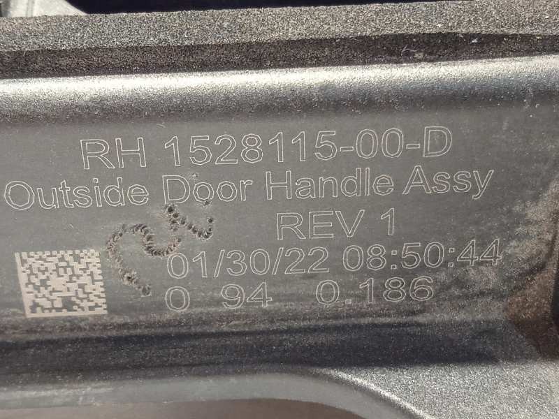 Recambio de maneta exterior delantera derecha para tesla model 3 rwd referencia OEM IAM 152811500D  