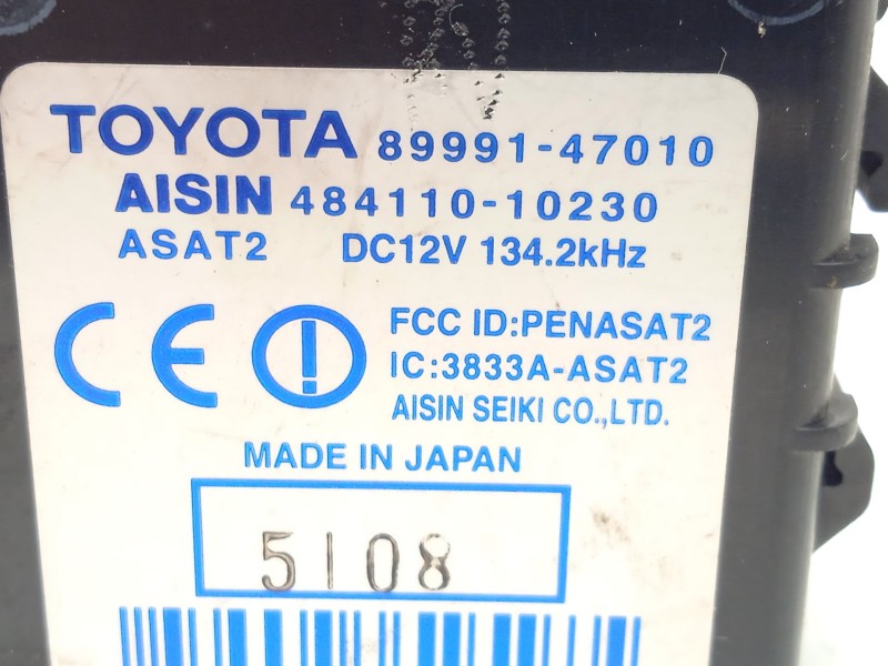 Recambio de modulo electronico para toyota prius liftback (_w2_) 1.5 hybrid (nhw20_) referencia OEM IAM 8999147010  48411010230
